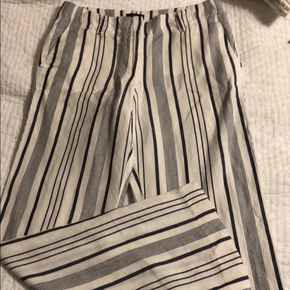 Wide left nautical trouser